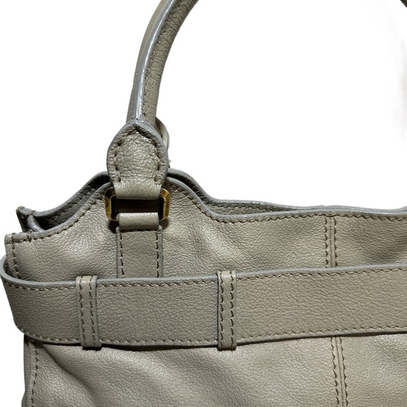 Burberry Grey Buffalo Leather Lambeth Bag - Picture 8 of 9